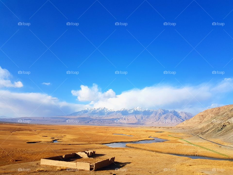 Tagharma Plateau Wetlands along the Karakoram Highway