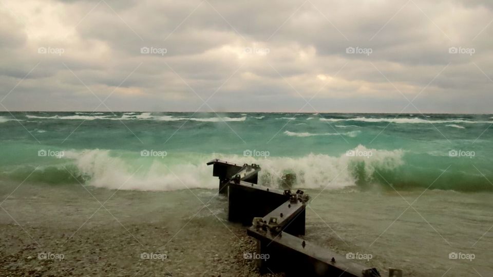 Windy Waves in my face