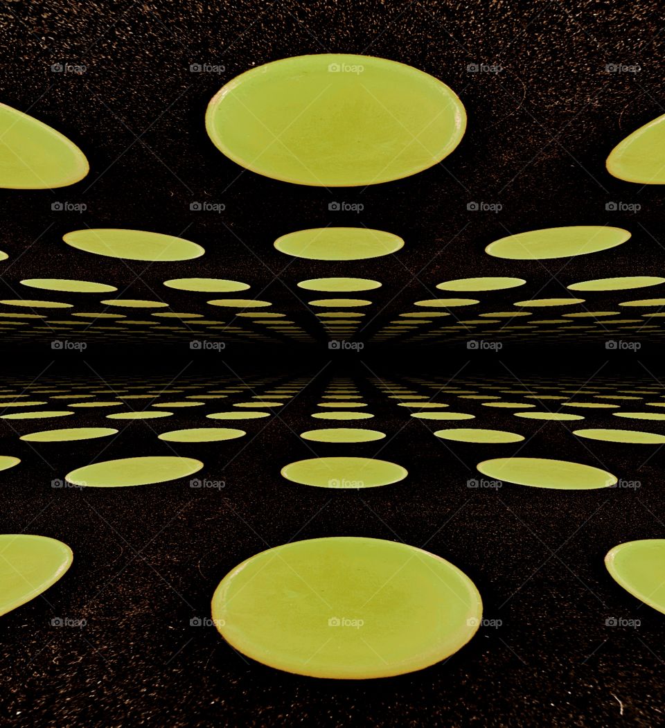 wallpaper on space with circle in everywhere.