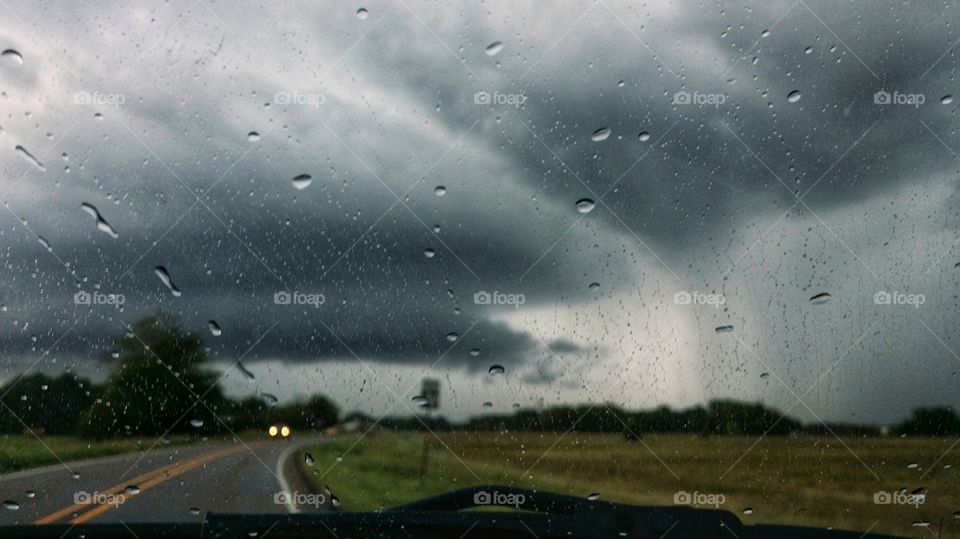 An early fall storm in East Texas