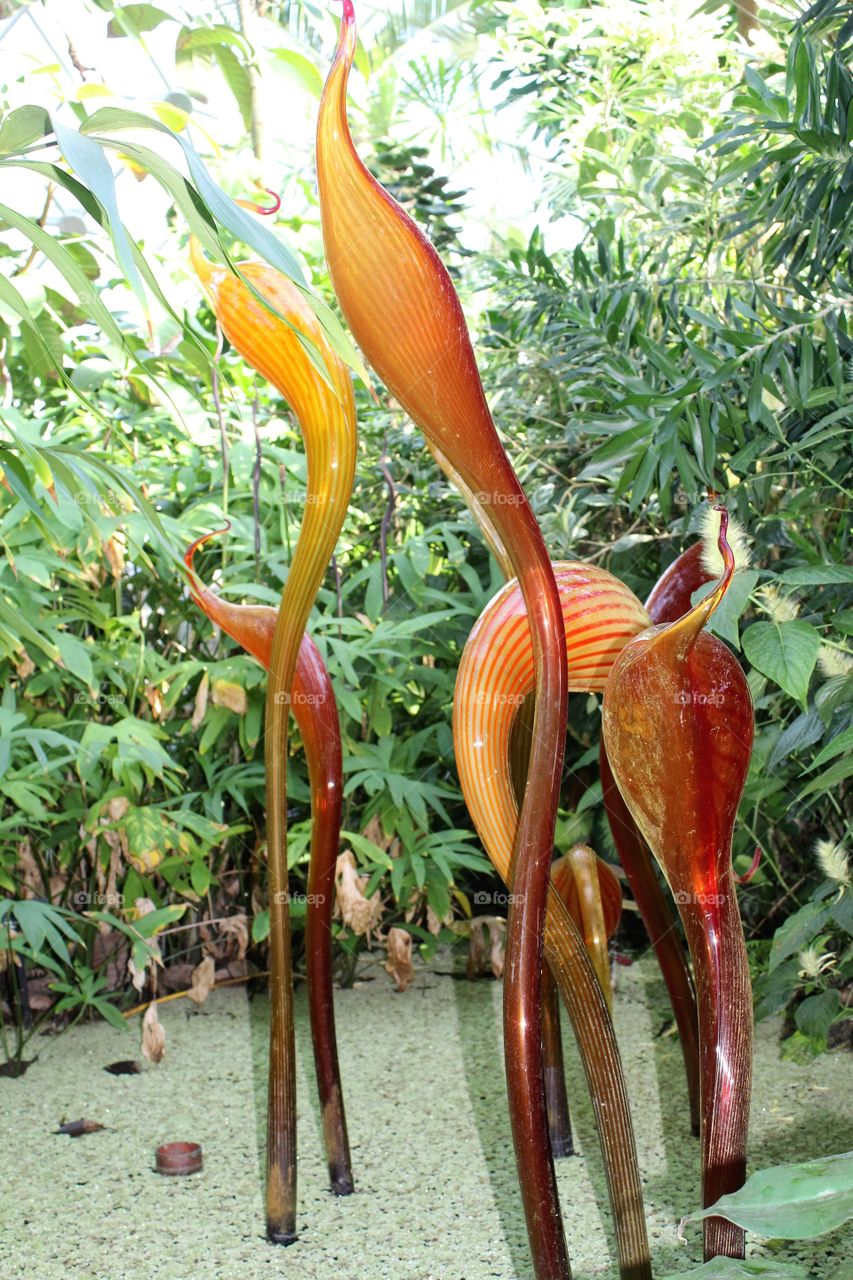 Glass sculpture 