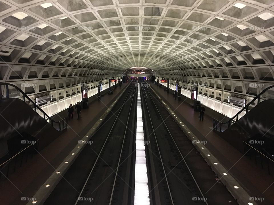 Subway station in Washington D.C.
