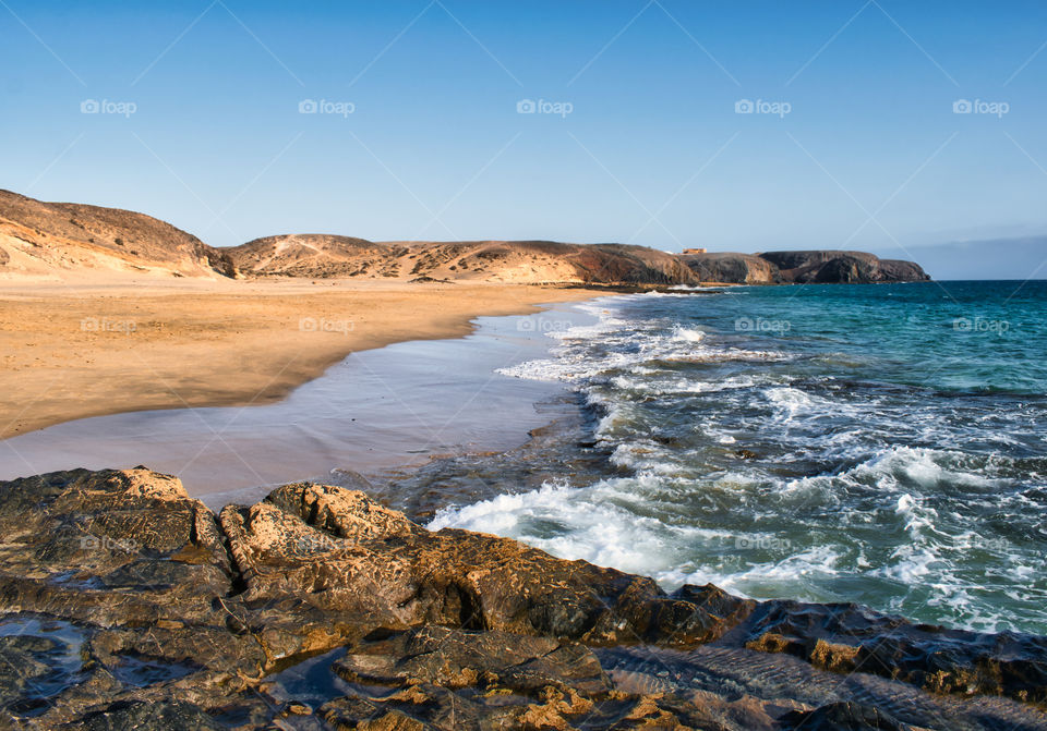 Papagayo beach, Lanzerote, Canary Islands