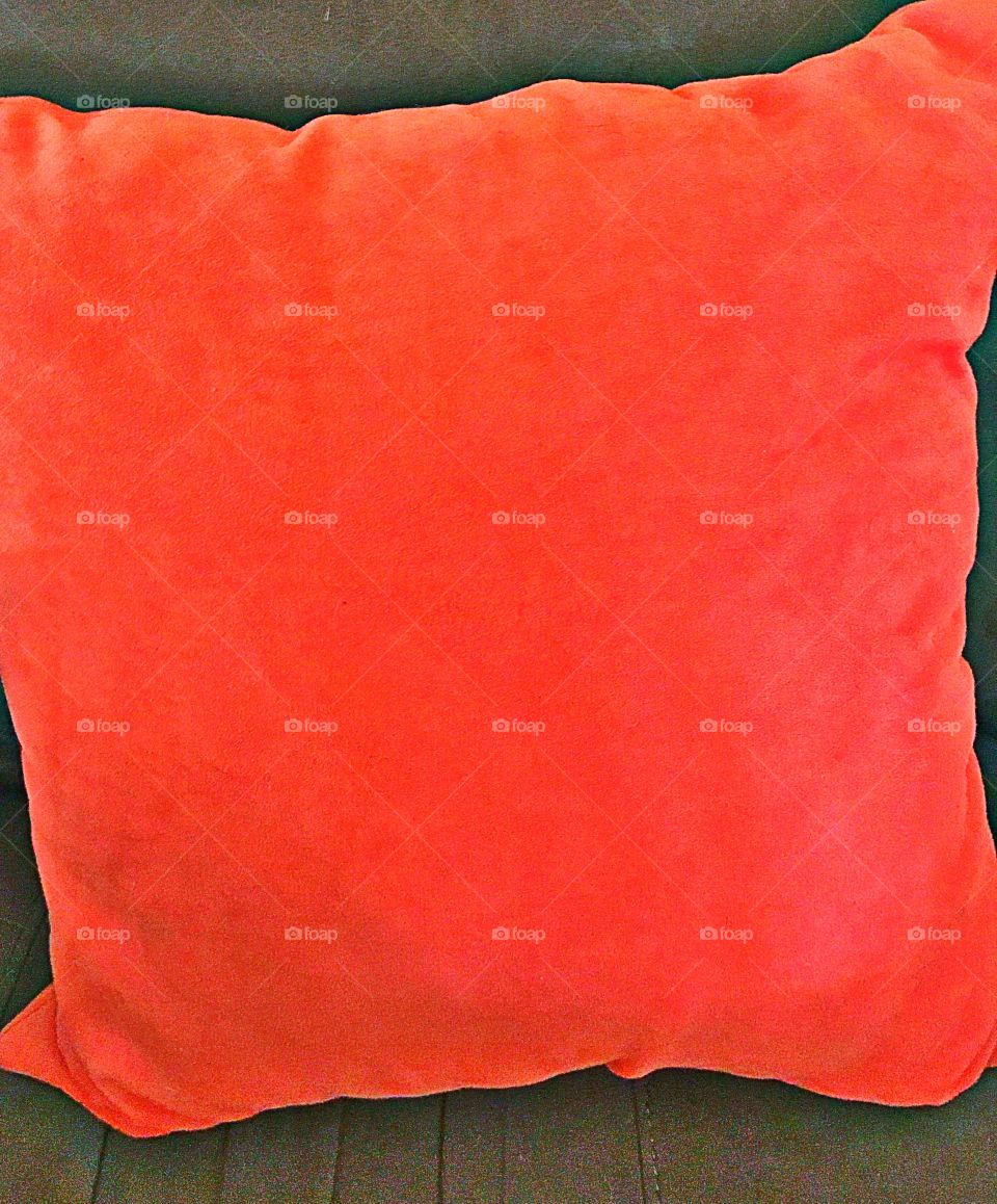 Orange pillow 