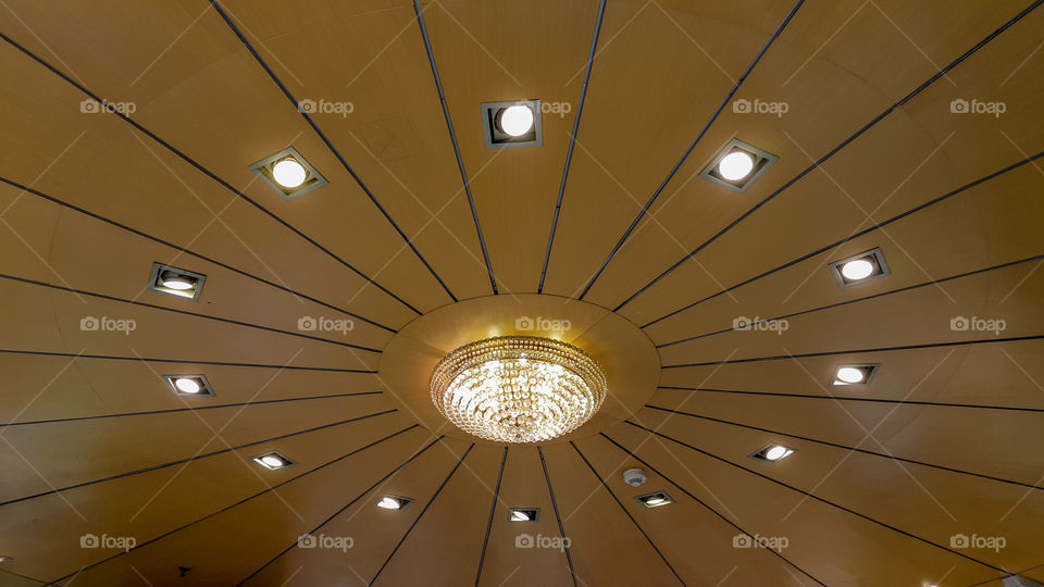 Low angle view of ceiling