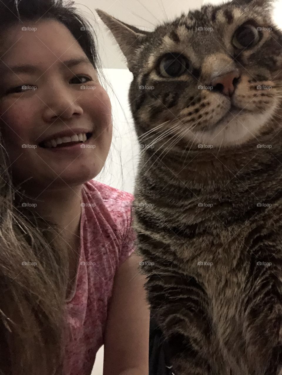 "selfie with my human"
