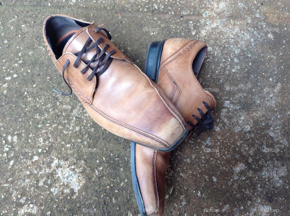 Brown shoes