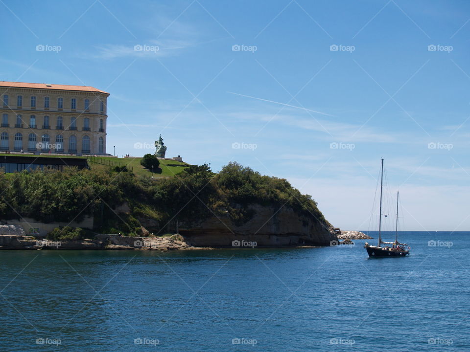 Marseille port