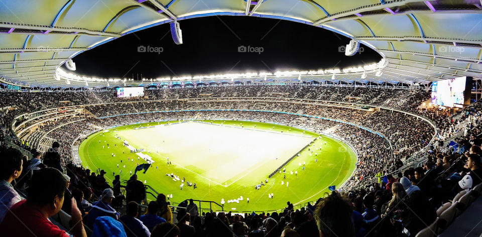 Optus stadium in Perth