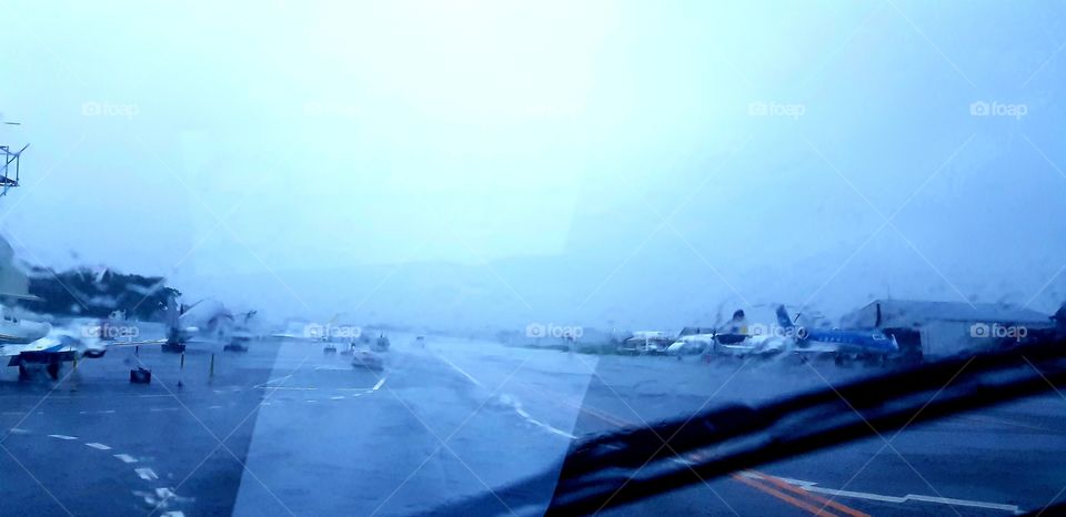 Rainy Days at the airport
