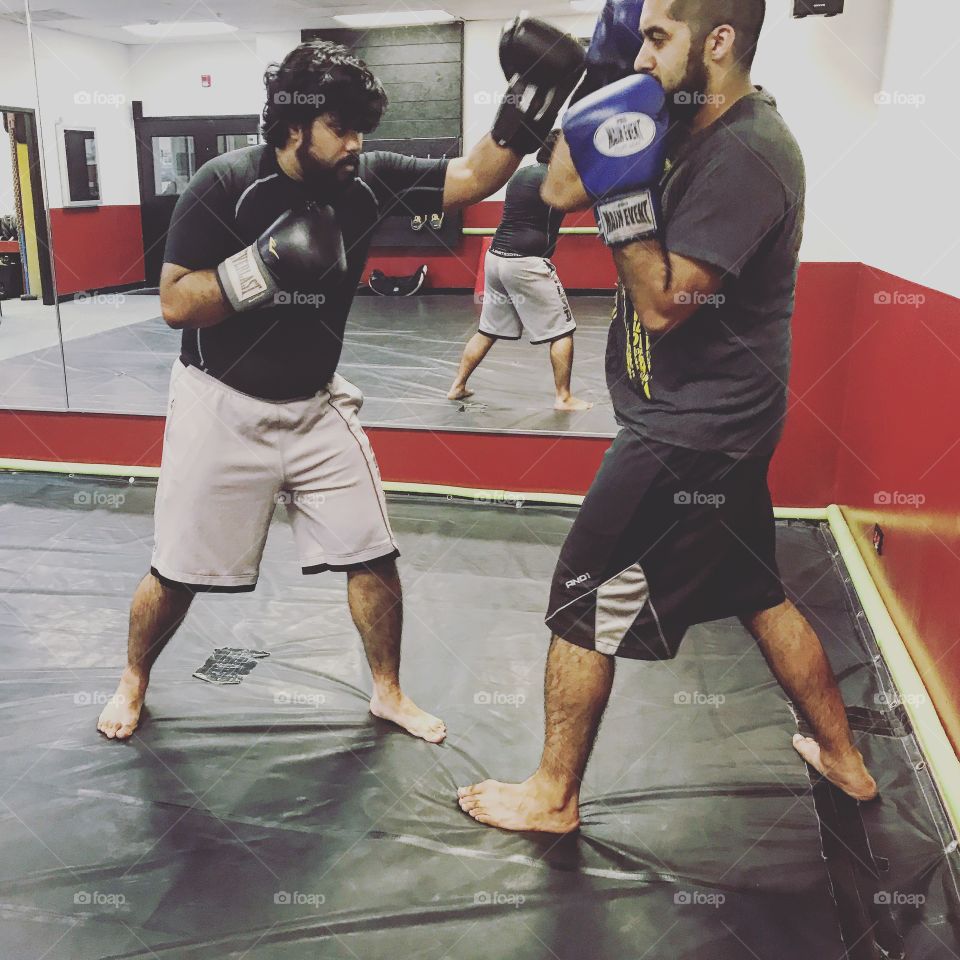 Boxing is a symbol for life. 