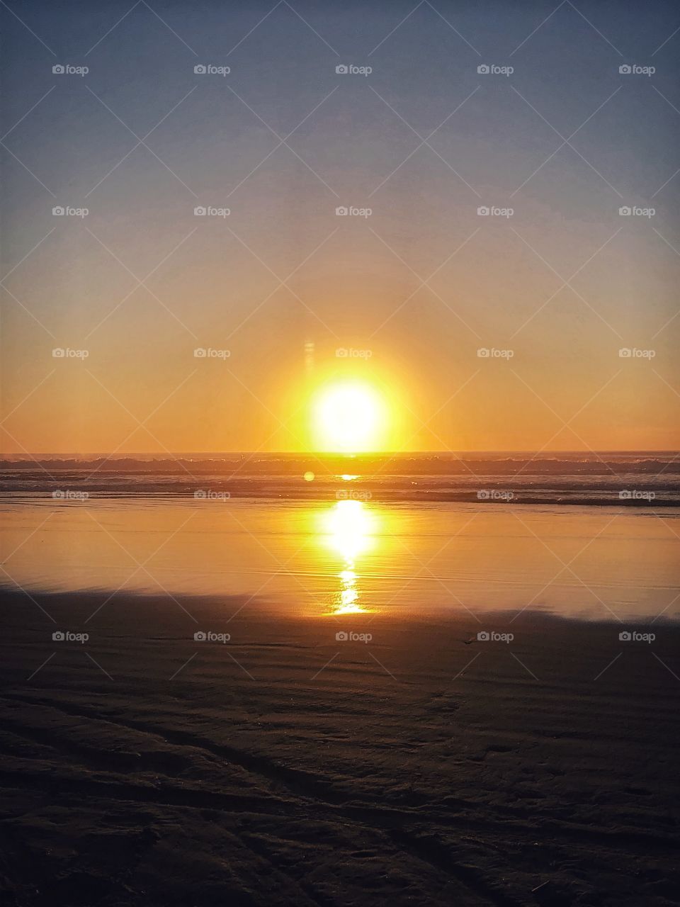 Sunset Long Beach, Washington 