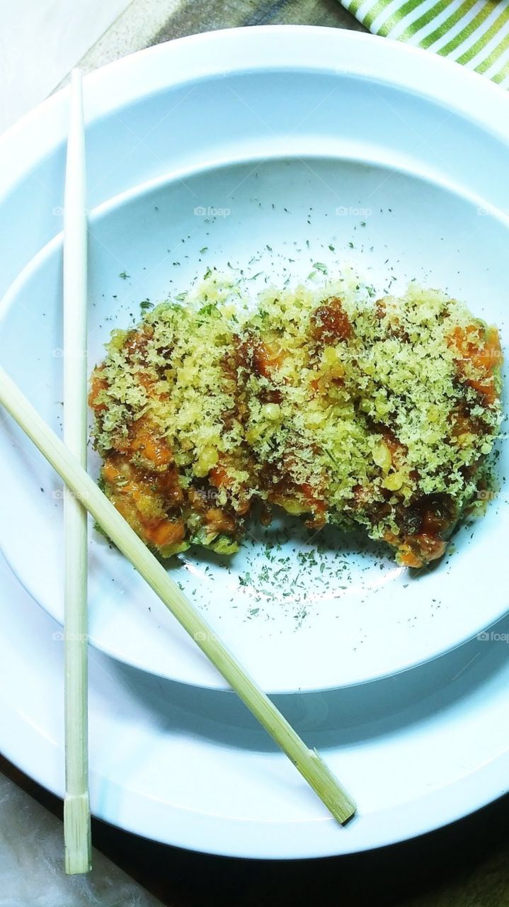 Deep fried vegetables