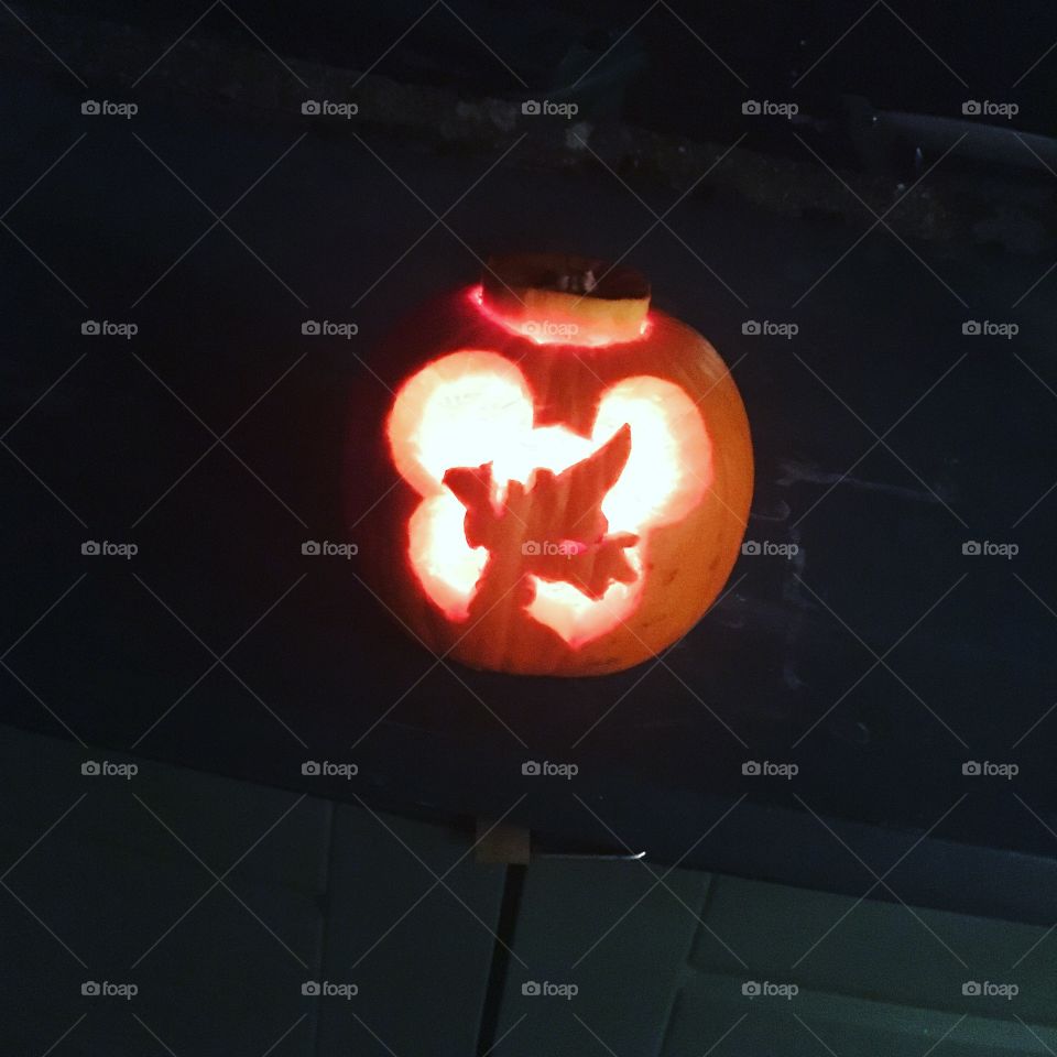 Soceror’s apprentice Mickey pumpkin