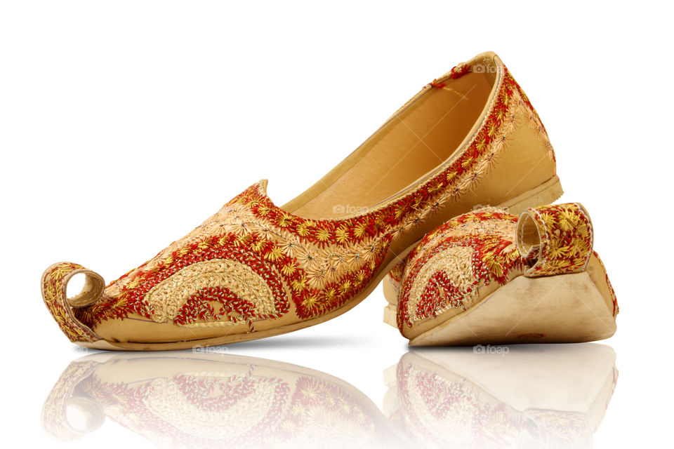 Paid of Indian traditional shoes