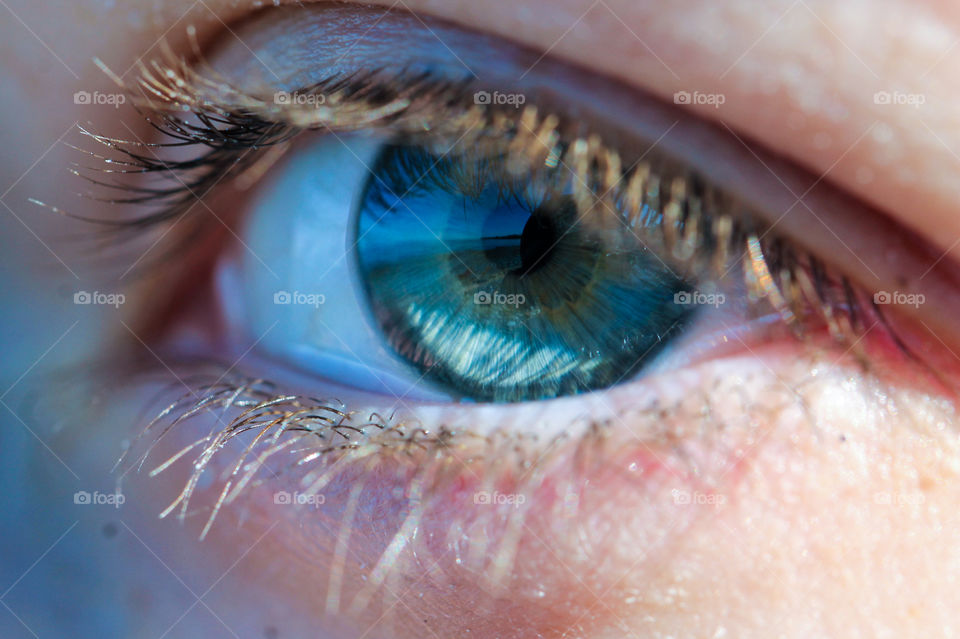 Covid 19 didnt keep us inside! We spent a gorgeous clear blue sky day at the long sandy beach reflected in my daughters beautiful blue green eyes. 