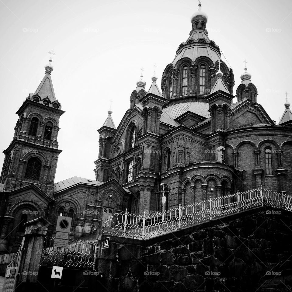 Uspenski Cathedral. Uspenski cathedral in Helsinki, Finland 