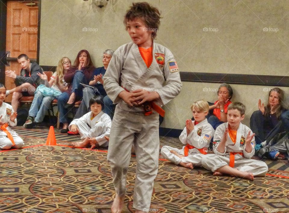 Young Karate Practitioner