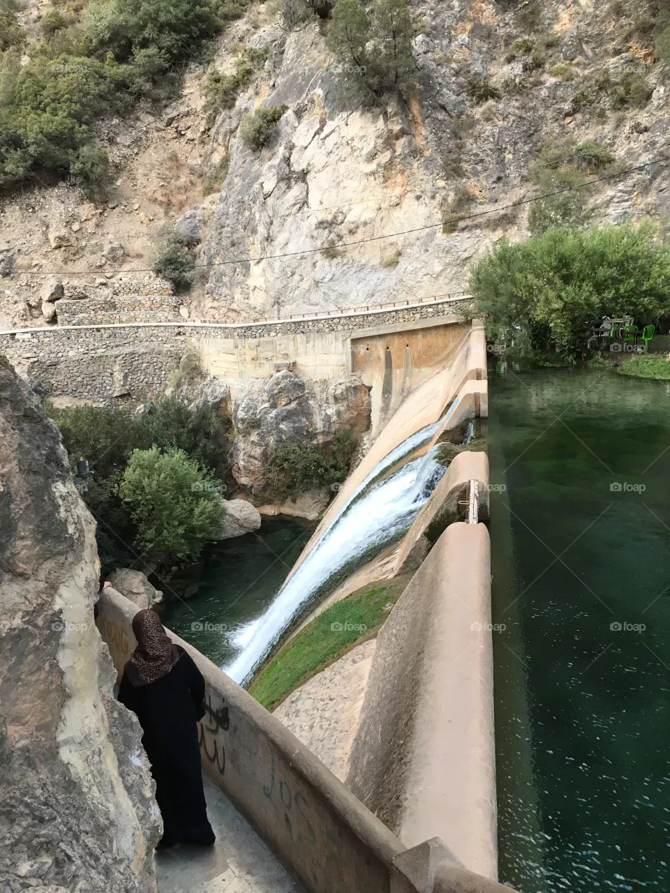 small waterfall