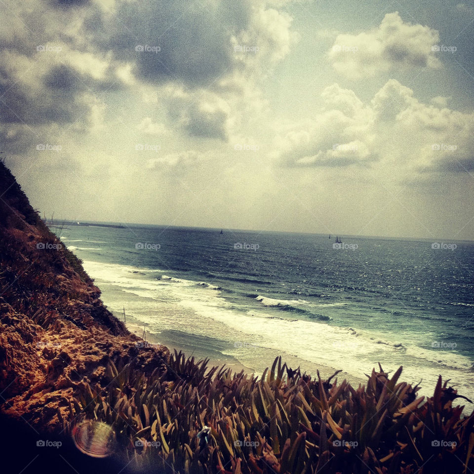 sky leaf cloud sea by tsiftsif