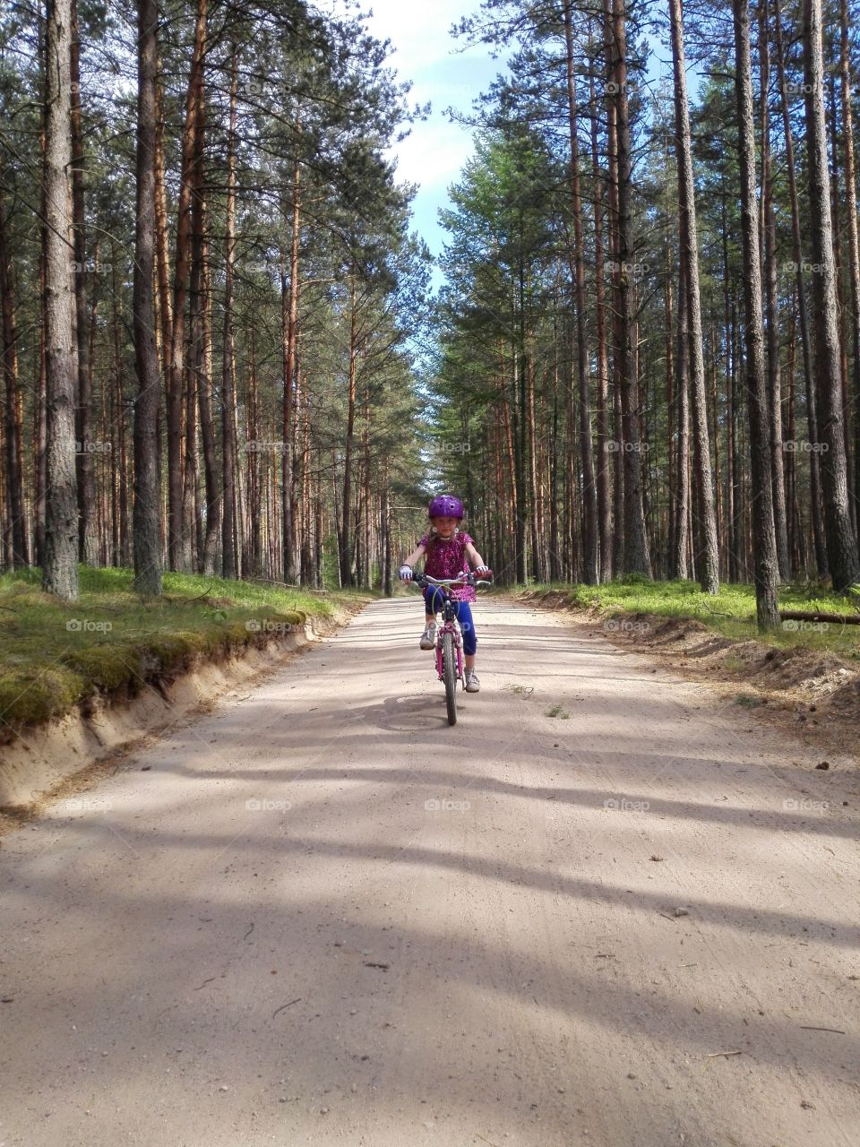 forest biking