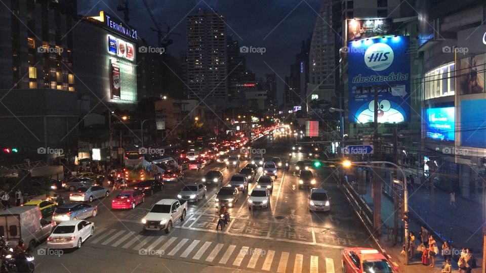 Traffic light on a....,