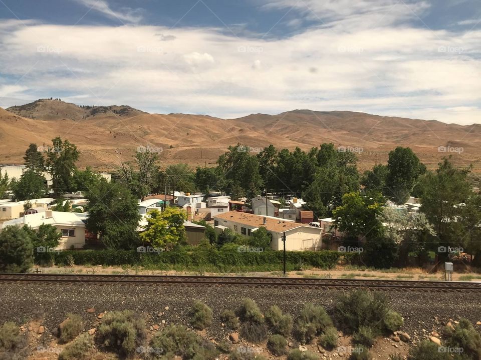 View from a train