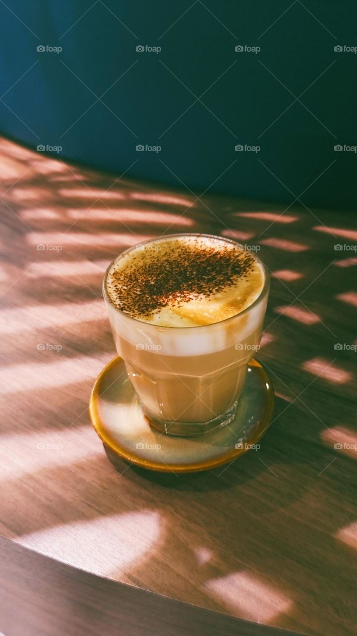 Coffee under a tree in my cafe