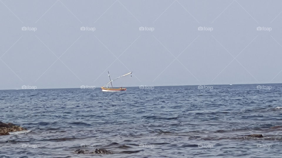 sea and ficher boat