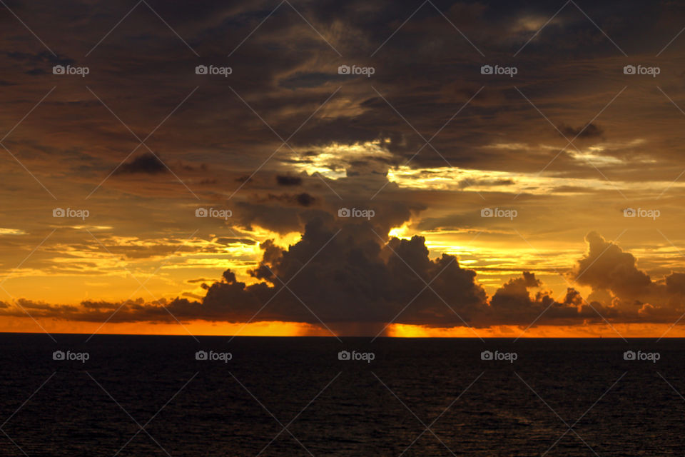 Sunrise Over the Atlantic Ocean