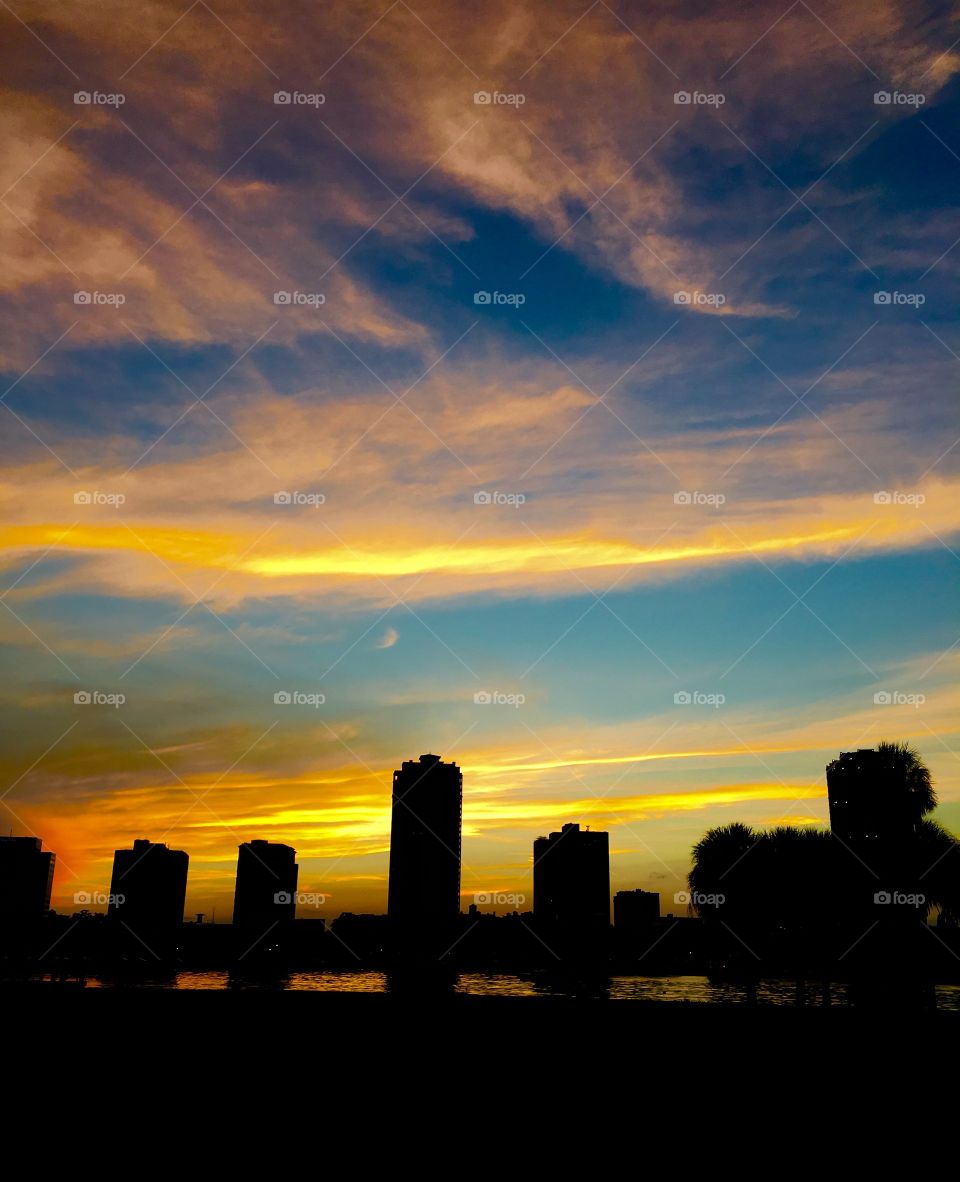 Incredible sunset in Florida 