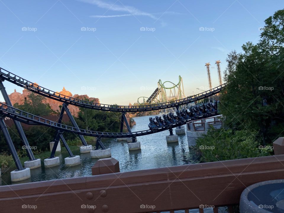 Velocicoaster Rollercoaster. Life in Motion 