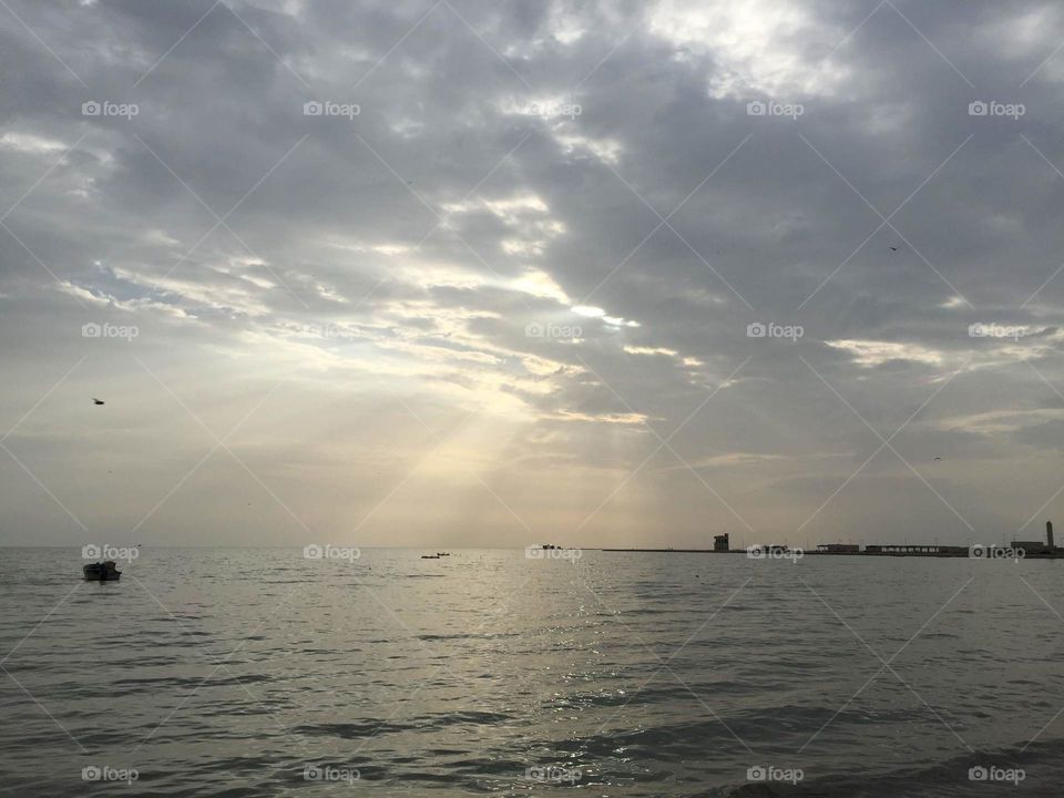 Sunrise over Bahrain