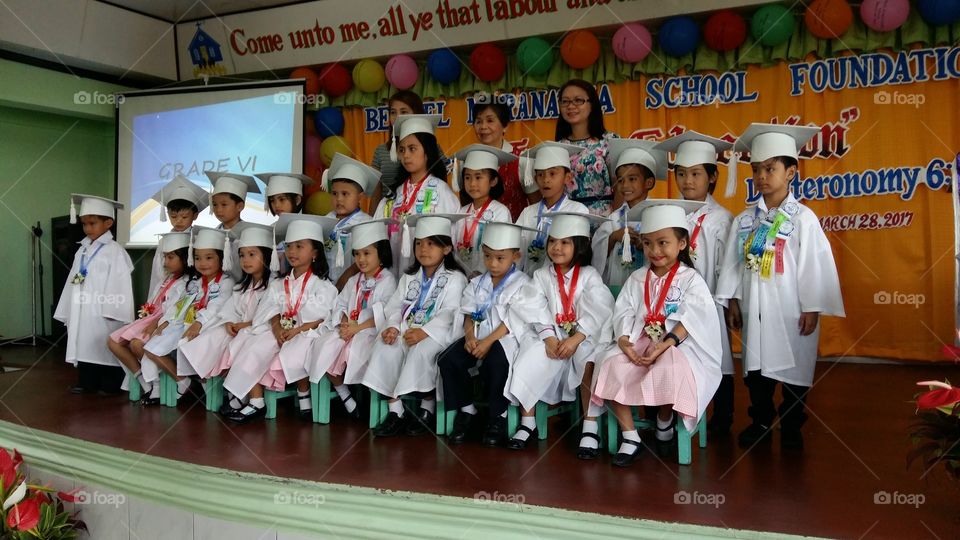 My grandchildren's kindergarten graduation