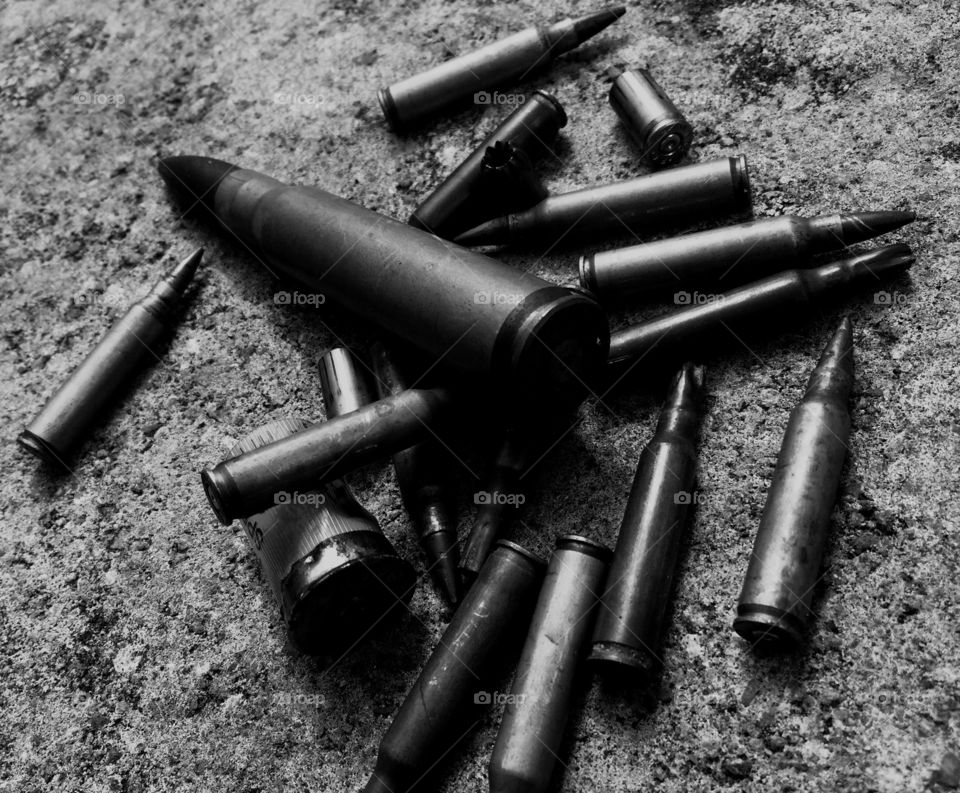 Bullets. Some ammo lying around