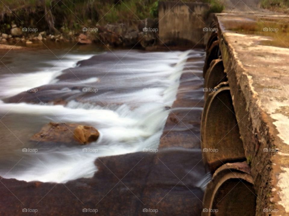 Water flow from drainage