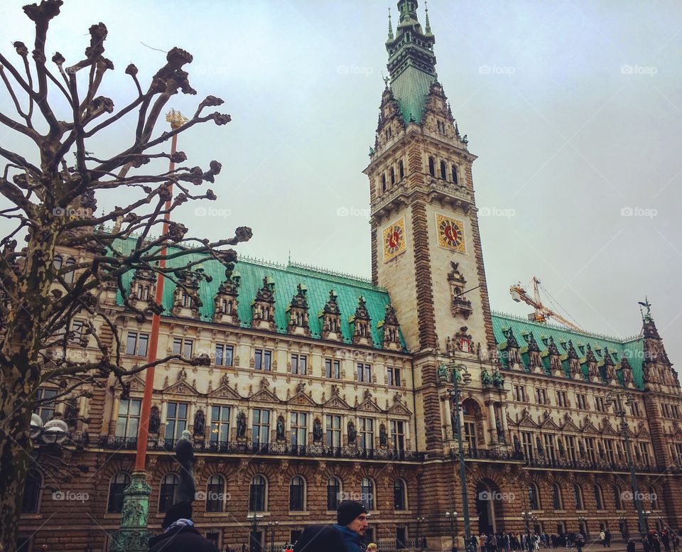 Rathaus Hamburg Germany 