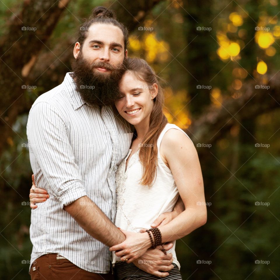 Portrait of happy couple