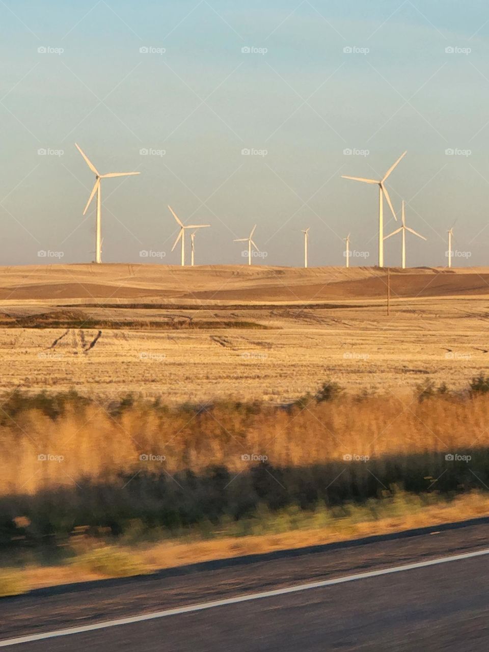 wind turbines