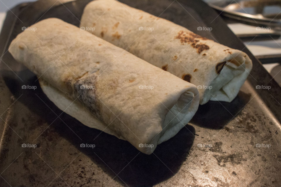 Beef burritos