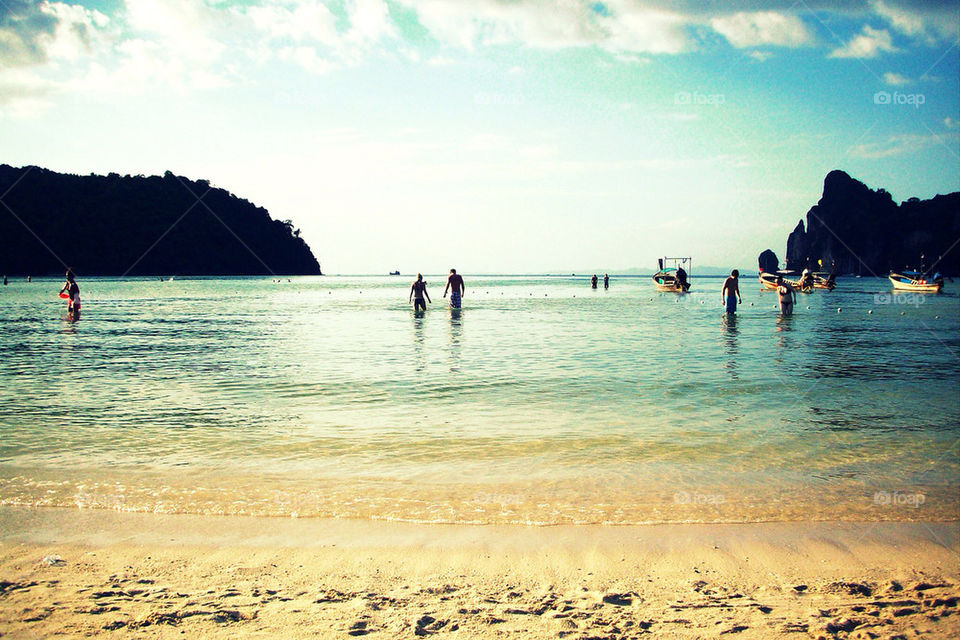 beach travel swimming thailand by linderborg
