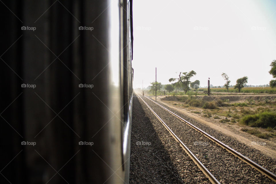 Traveling via Train