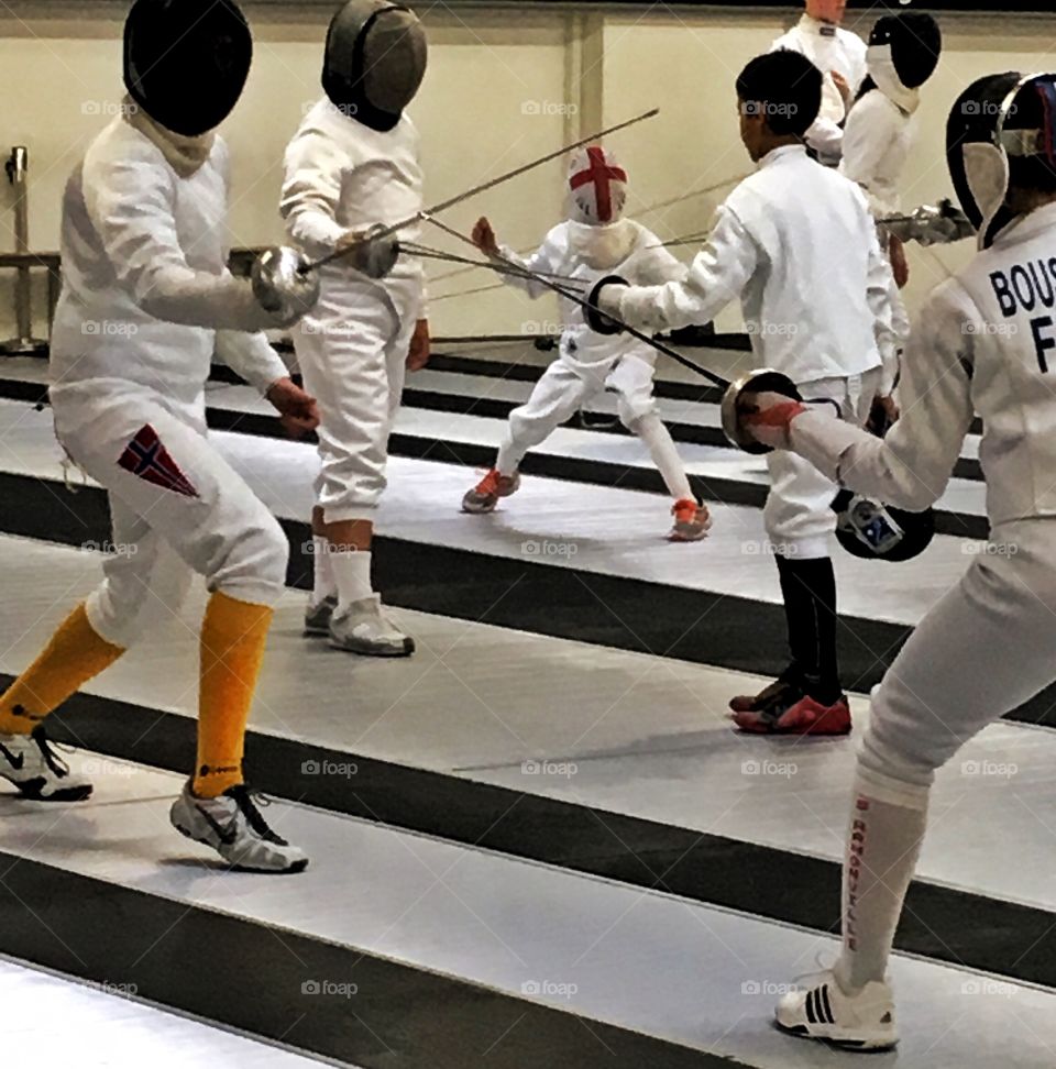 Young fencers