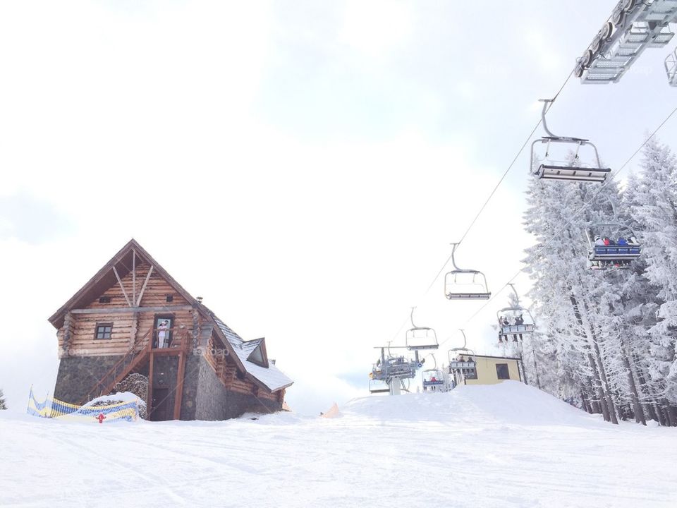 House on the mountain top