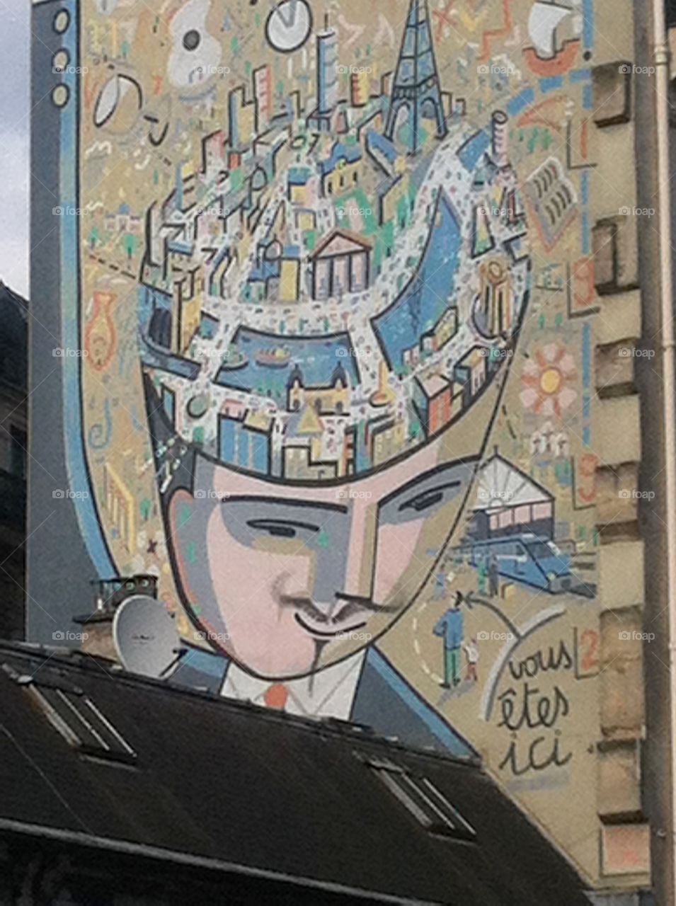 graffiti in Montmartre Paris