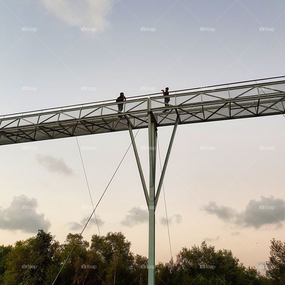 Skywalke structure in Thailand