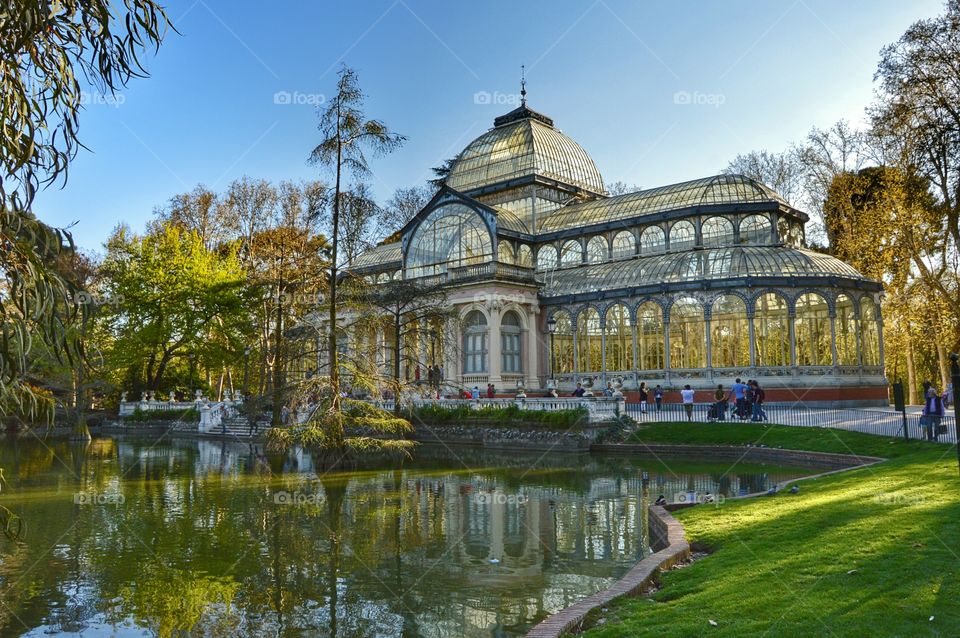 View of crystal palace