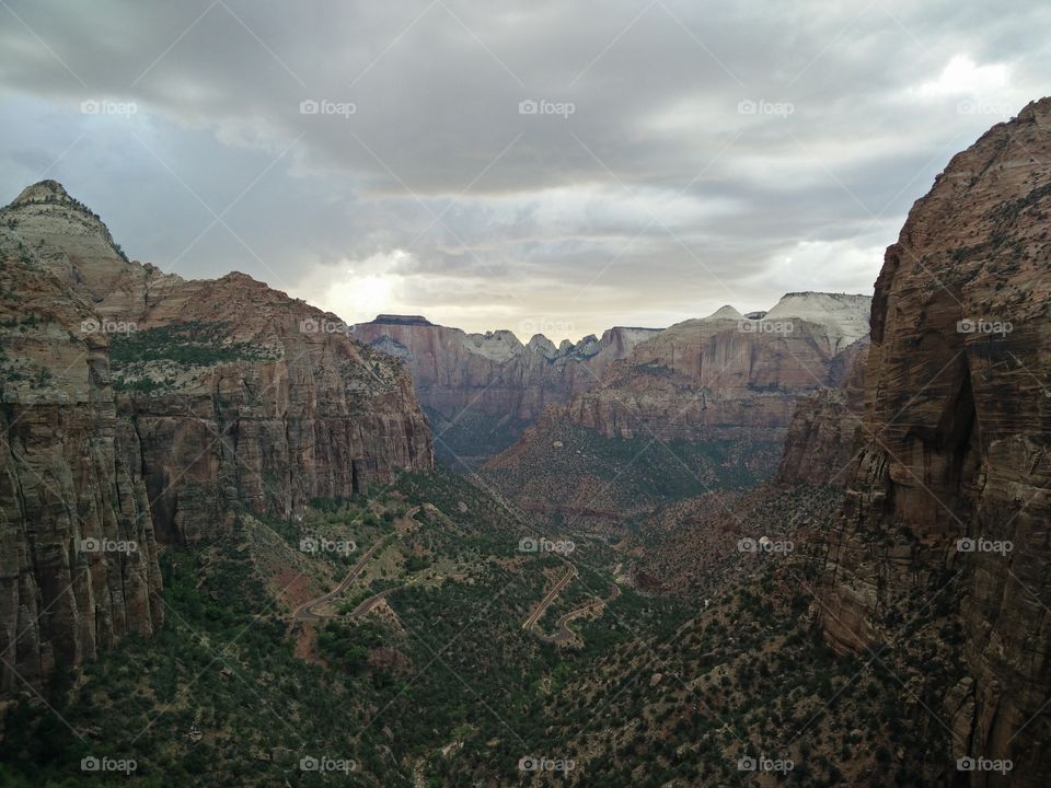 storms over Zion