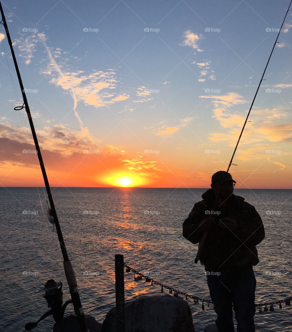 Early riser fisherman
