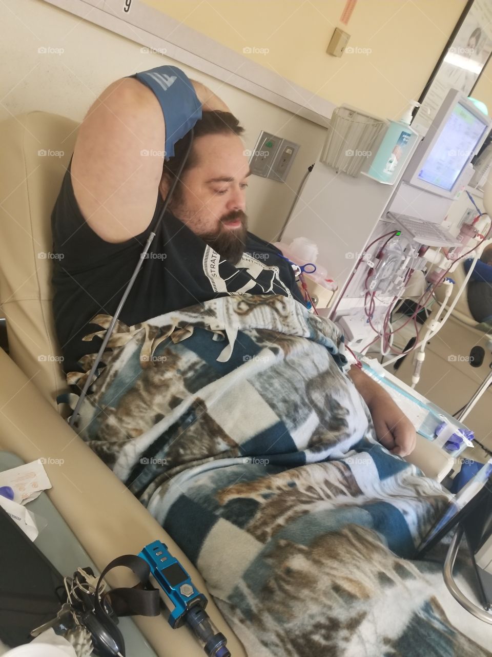 dialysis patient in the hospital